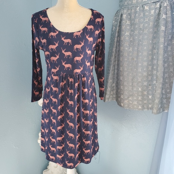 Boden Dresses & Skirts - Boden deer print tunic dress D44